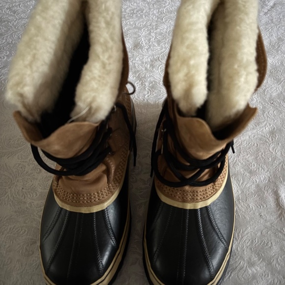 SOREL Caribou Buff Ladies Waterproof Boots NEW, Women's Size 10 - Picture 6 of 9